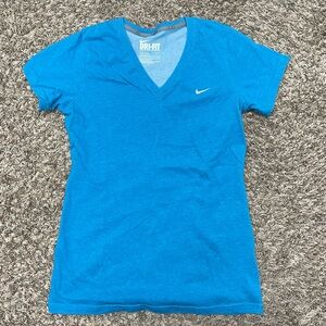Nike dri fit v neck tee